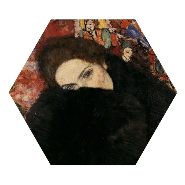 Billeder Gustav Klimt - Lady With A Muff