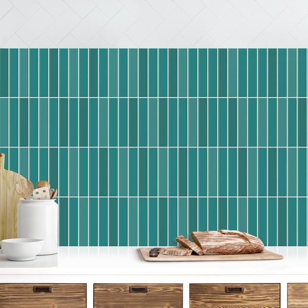 køkken dekorationer Subway Tiles - Turquoise
