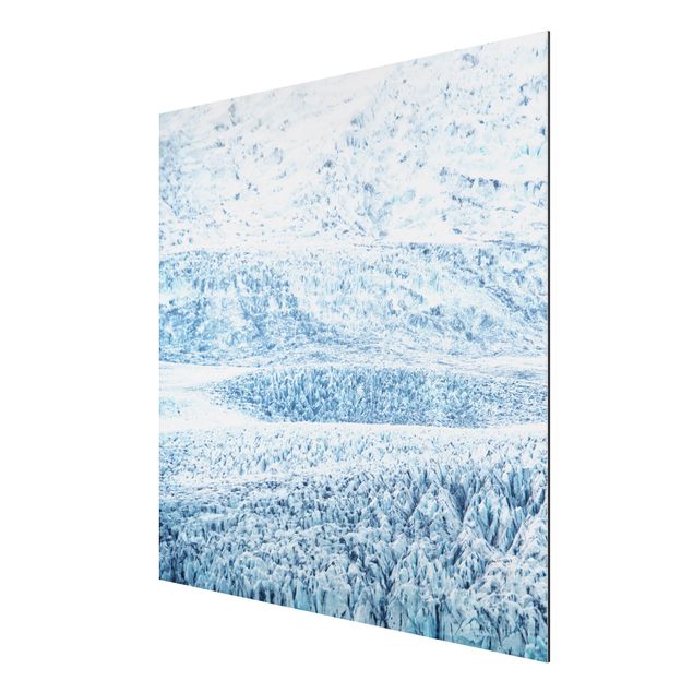 Billeder natur Icelandic Glacier Pattern