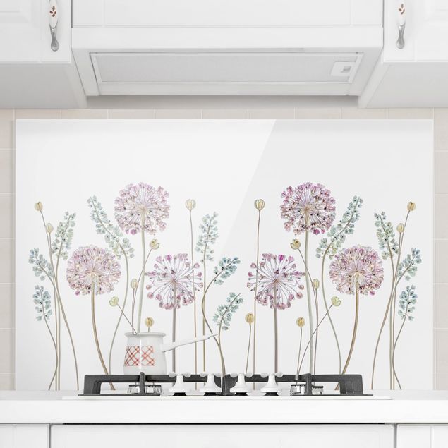 køkken dekorationer Allium Illustration