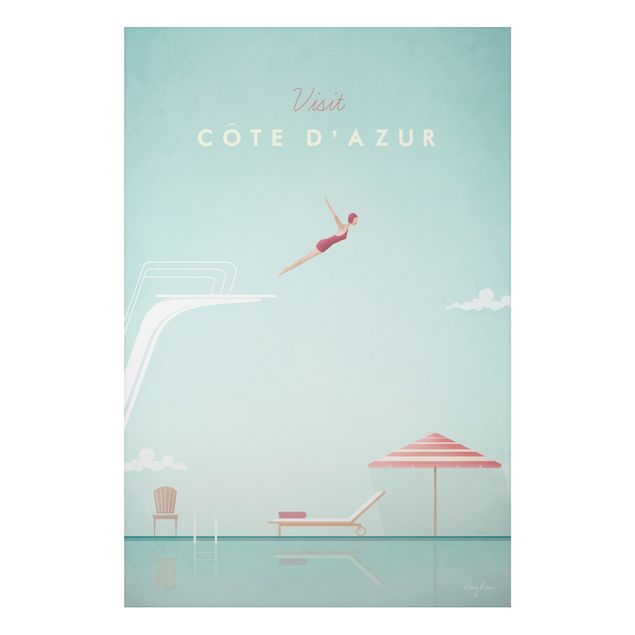 Billeder landskaber Travel Poster - Côte D'Azur