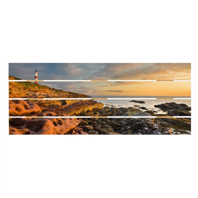 Billeder Rainer Mirau Tarbat Ness Ocean & Lighthouse At Sunset