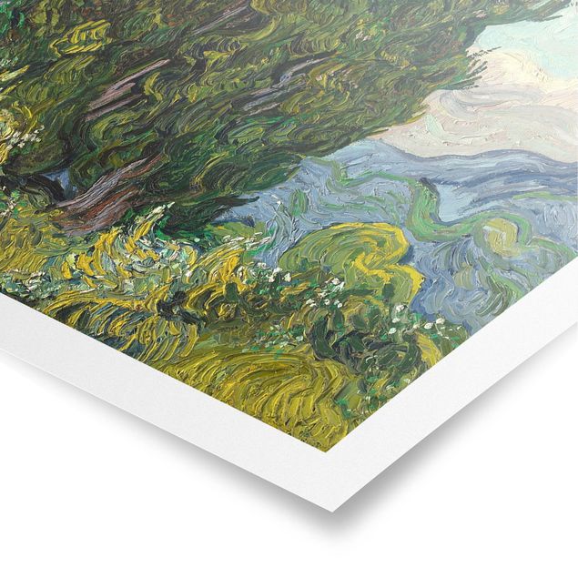 Kunst stilarter Vincent van Gogh - Cypresses