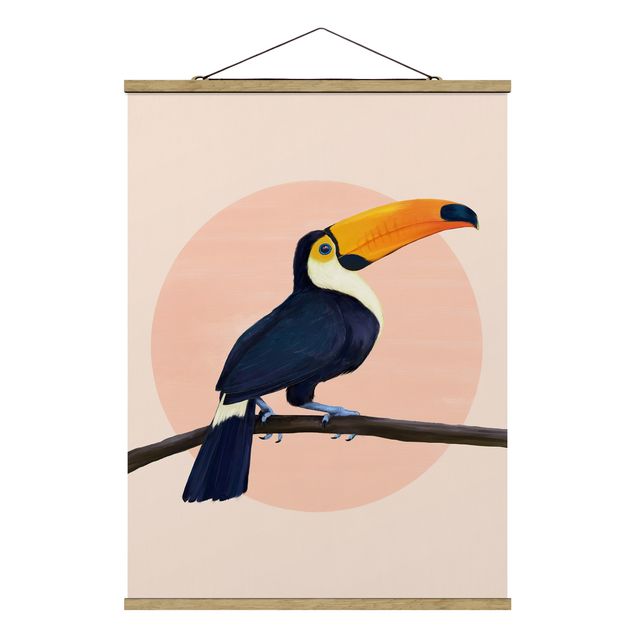 Billeder dyr Illustration Bird Toucan Painting Pastel
