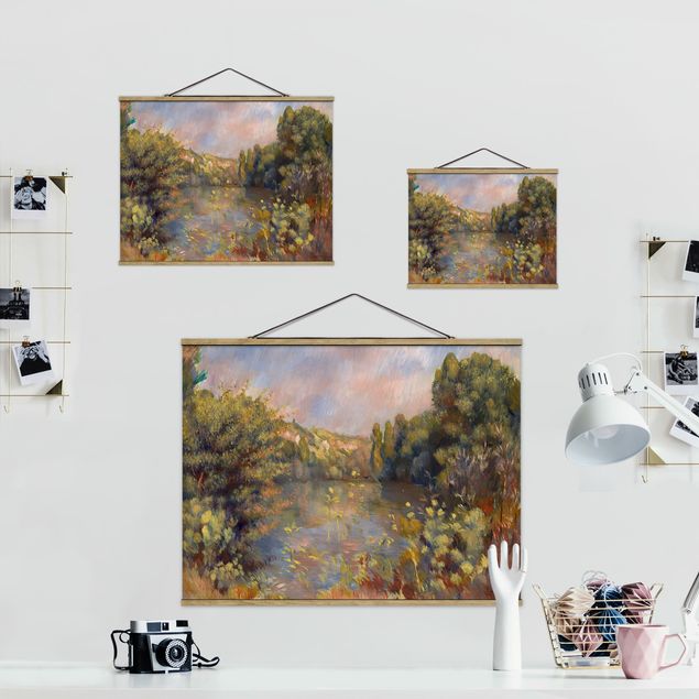 Billeder kunsttryk Auguste Renoir - Lakeside Landscape