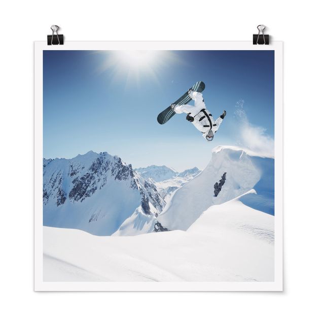 Billeder sport Flying Snowboarder