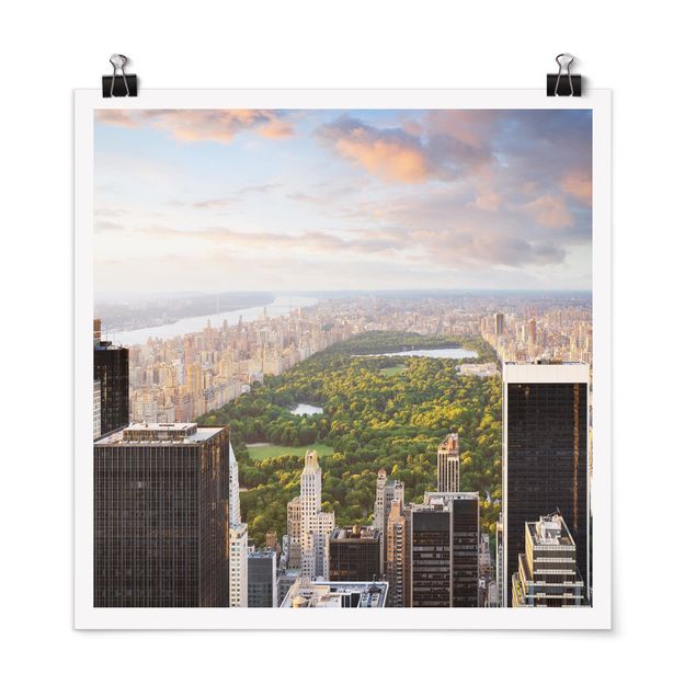 Plakater arkitektur og skyline Overlooking Central Park