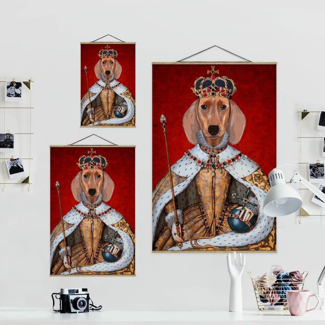 Billeder rød Animal Portrait - Dachshund Queen