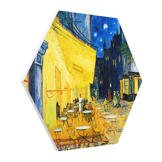 Kunst stilarter post impressionisme Vincent van Gogh - Café Terrace at Night