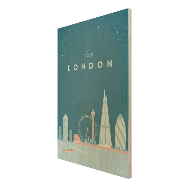 Billeder Henry Rivers Travel Poster - London