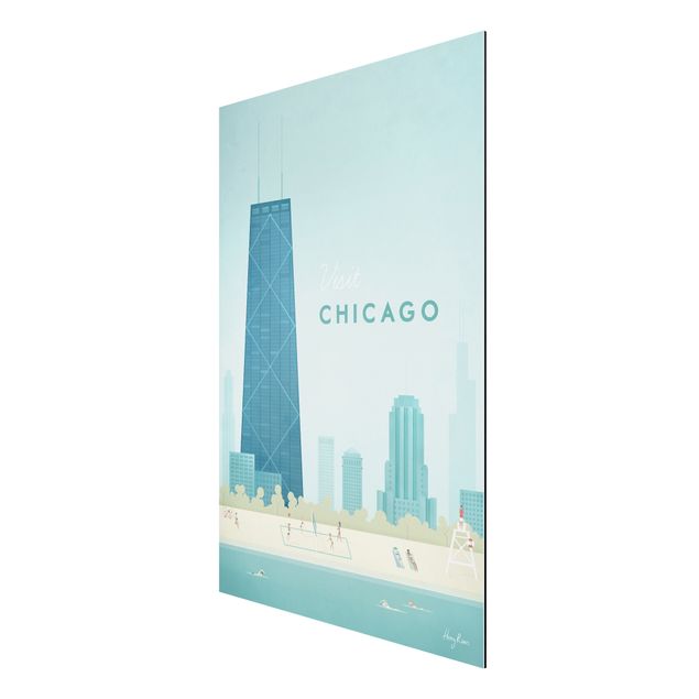 Billeder kunsttryk Travel Poster - Chicago