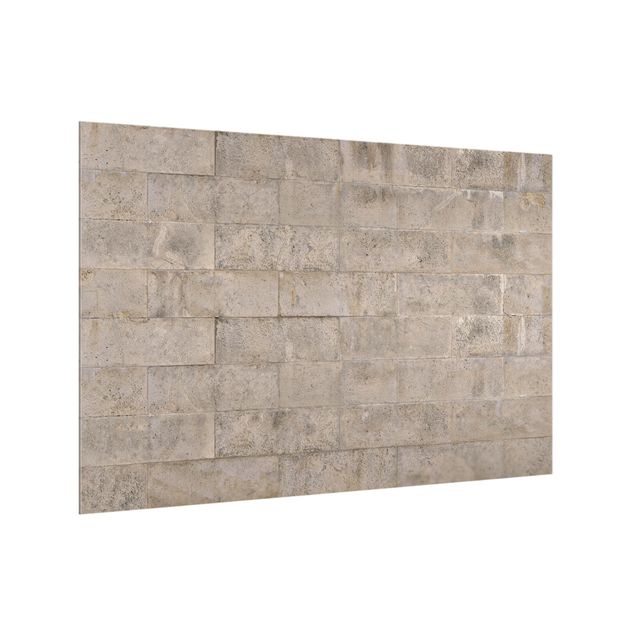 Stænkplader glas stenlook Brick Concrete
