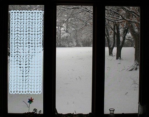 Fensterfolie - Sichtschutzfolie No.1059 Grob Gestrickt III - Milchglasfolie