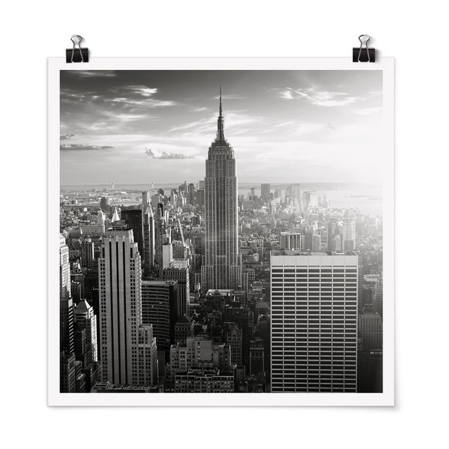 Plakater arkitektur og skyline Manhattan Skyline
