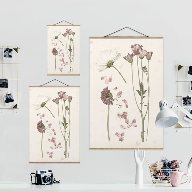 Stofbilleder Herbarium In Pink II