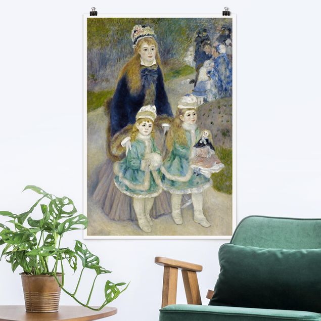 køkken dekorationer Auguste Renoir - Mother and Children (The Walk)