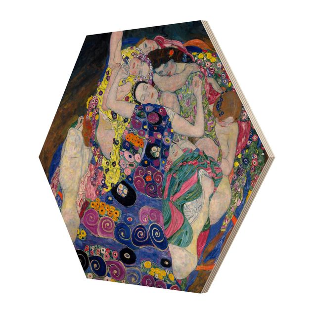 Sekskantede billeder Gustav Klimt - The Virgin