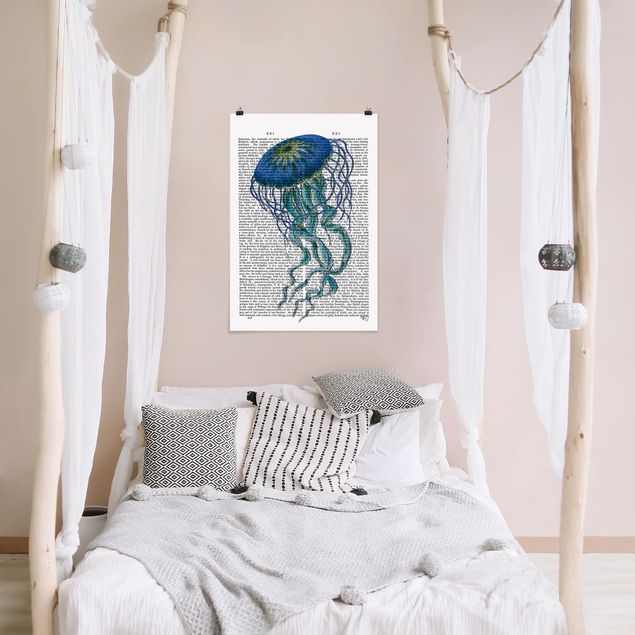 Plakater ordsprog Animal Reading - Jellyfish