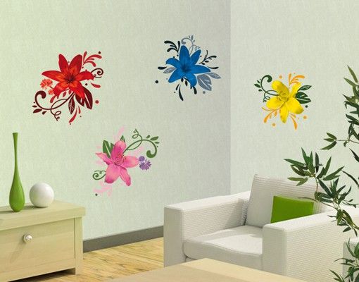 Wallstickers blomster No.BP20 Lily Dream Set