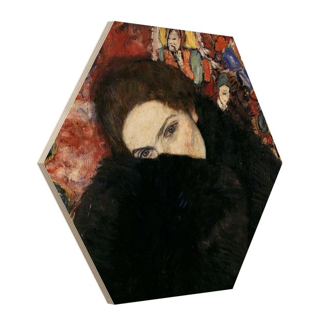 Billeder Gustav Klimt Gustav Klimt - Lady With A Muff