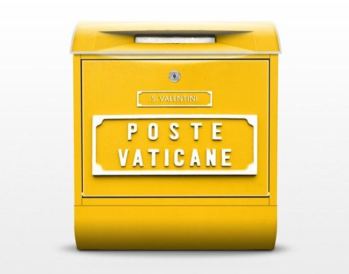 Postkasser gul In The Vatican