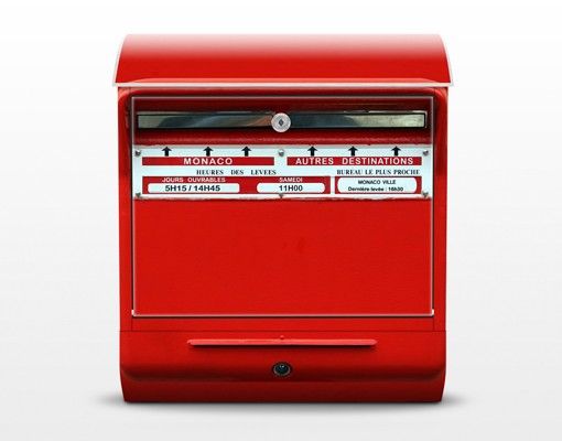 Postkasser rød In France