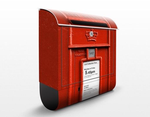 Postkasser rød In UK