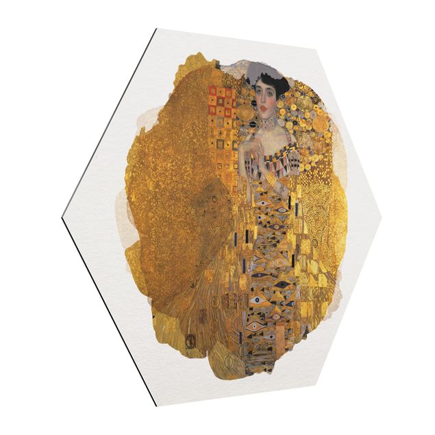 Billeder kunsttryk WaterColours - Gustav Klimt - Portrait Of Adele Bloch-Bauer I