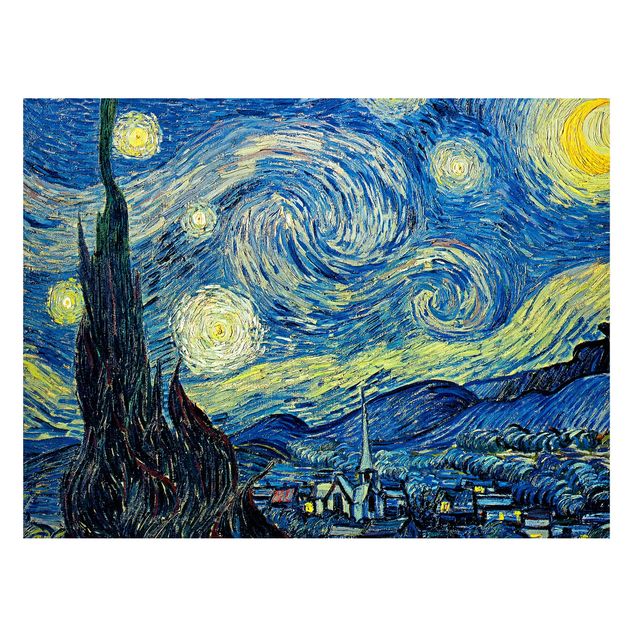 Kunst stilarter impressionisme Vincent Van Gogh - The Starry Night