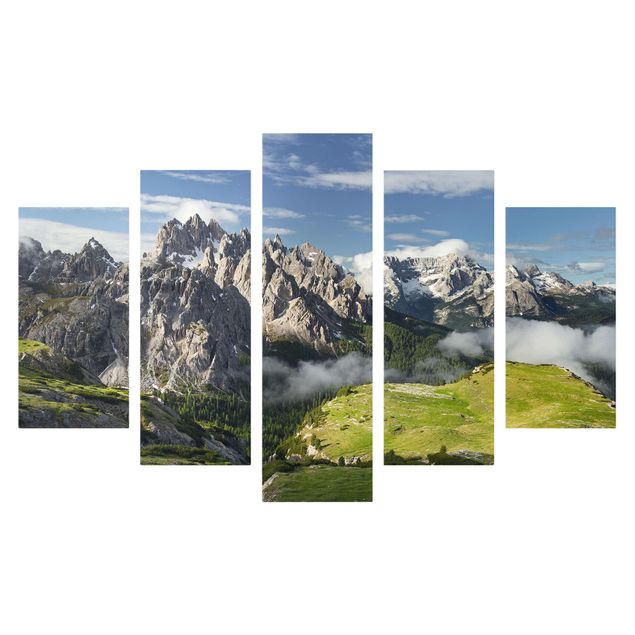 Billeder på lærred landskaber Italian Alps