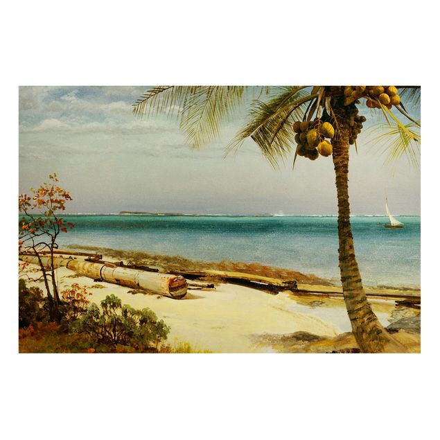 køkken dekorationer Albert Bierstadt - Tropical Coast