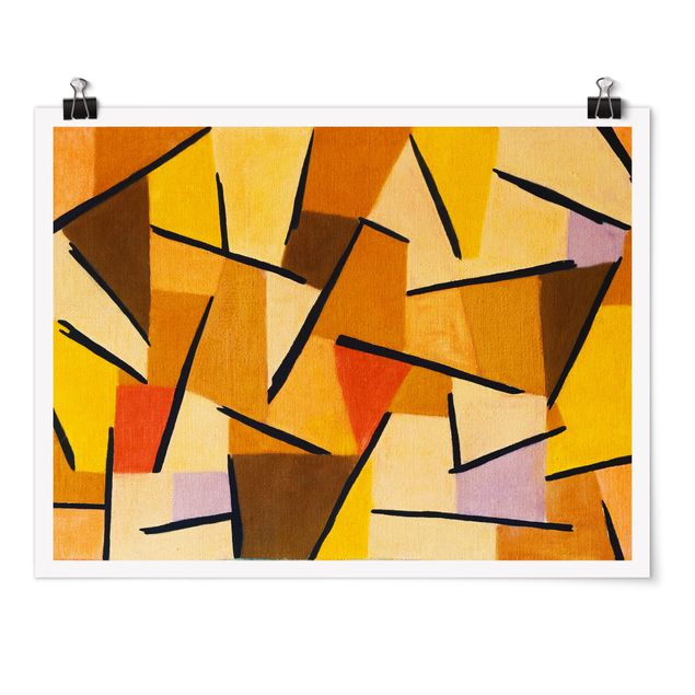 Plakater abstrakt Paul Klee - Harmonized Fight