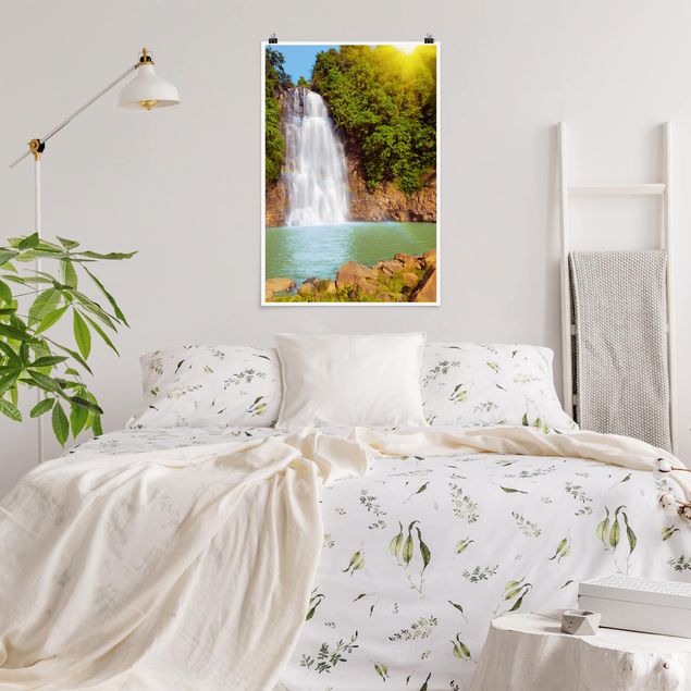 Billeder landskaber Waterfall Romance