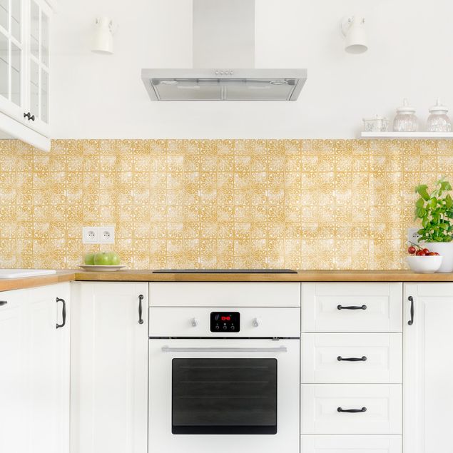Stænkplade køkken Vintage Art Deco Pattern Tiles