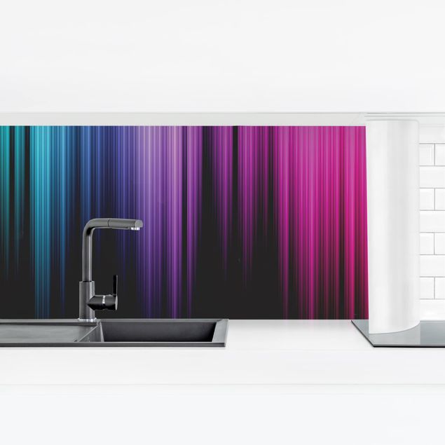 Køkken stænkplade Rainbow Display II