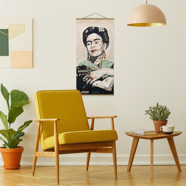 Billeder portræt Frida Kahlo - Collage No.4