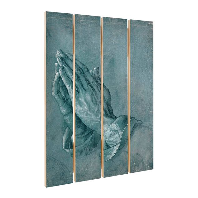 Prints på træ Albrecht Dürer - Study Of Praying Hands