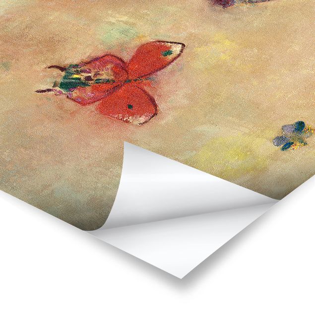 Billeder farvet Odilon Redon - Colourful Butterflies