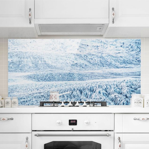 køkken dekorationer Icelandic Glacier Pattern