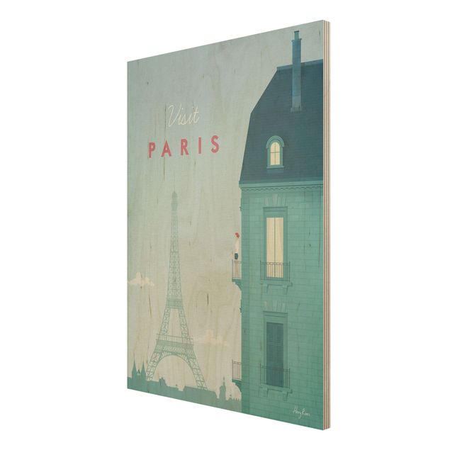 Billeder Henry Rivers Travel Poster - Paris