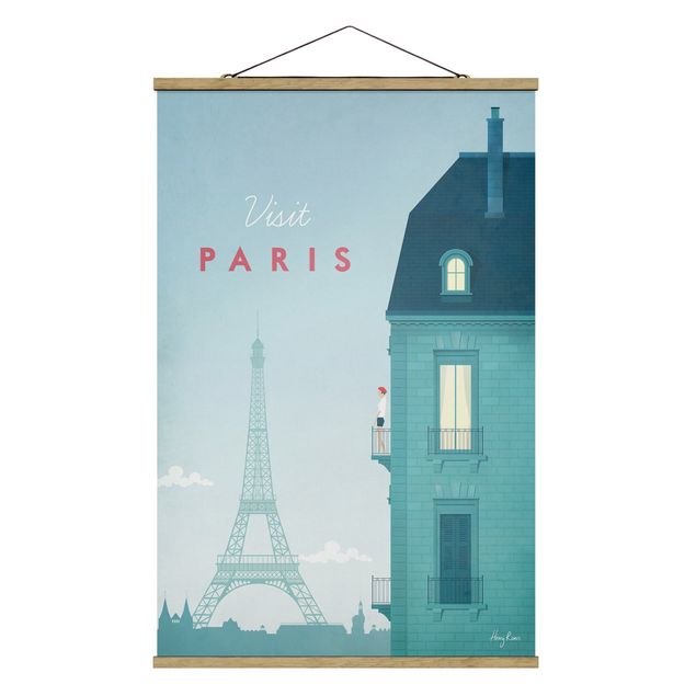 Billeder kunsttryk Travel Poster - Paris
