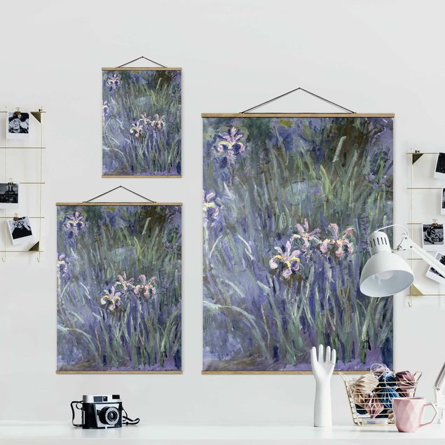Billeder kunsttryk Claude Monet - Iris
