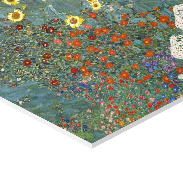 Forex Gustav Klimt - Garden Sunflowers