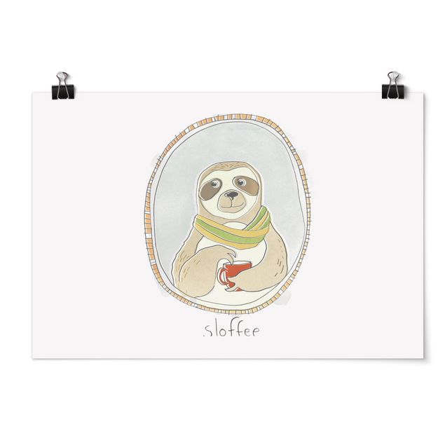 Billeder moderne Caffeinated Sloth