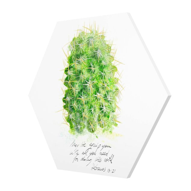 Billeder grøn Cactus With Bibel Verse I