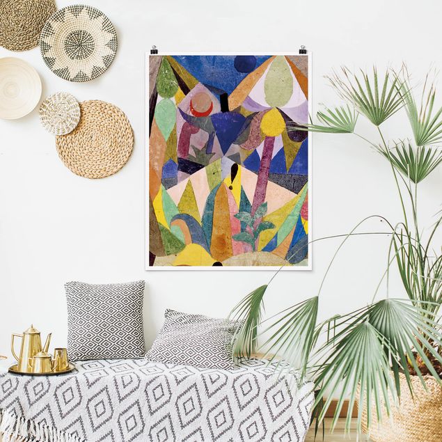 Billeder landskaber Paul Klee - Mild tropical Landscape