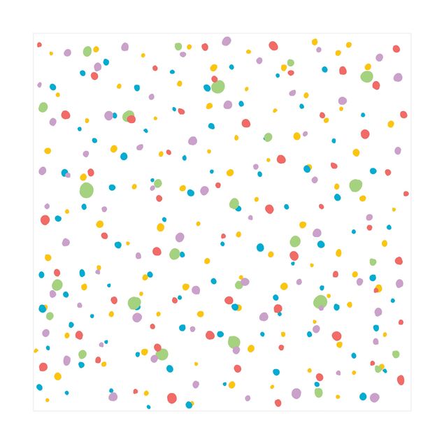 Store tæpper Drawn Little Dots Colourful