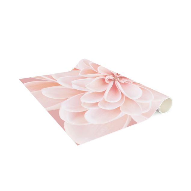 tæppe med blomster Dahlia In Pastel Pink