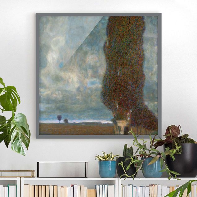 Kunst stilarter art deco Gustav Klimt - Die große Pappel II