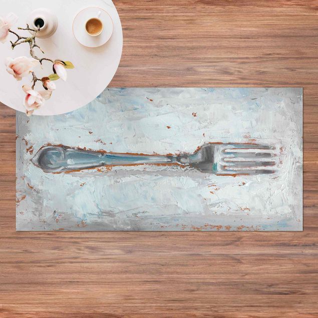 Tæppe til altan Impressionistic Cutlery - Fork